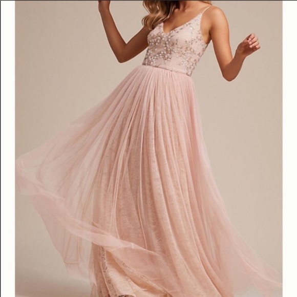 BHLDN Dresses & Skirts - BHLDN Adrianna Papell Cluny Tulle Dress